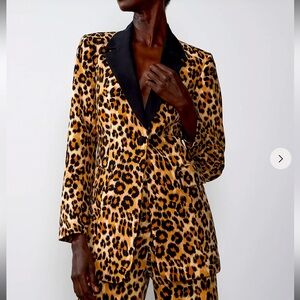 NY&Co Animal Print Single Breasted Blazer - Sz 8 - NWT